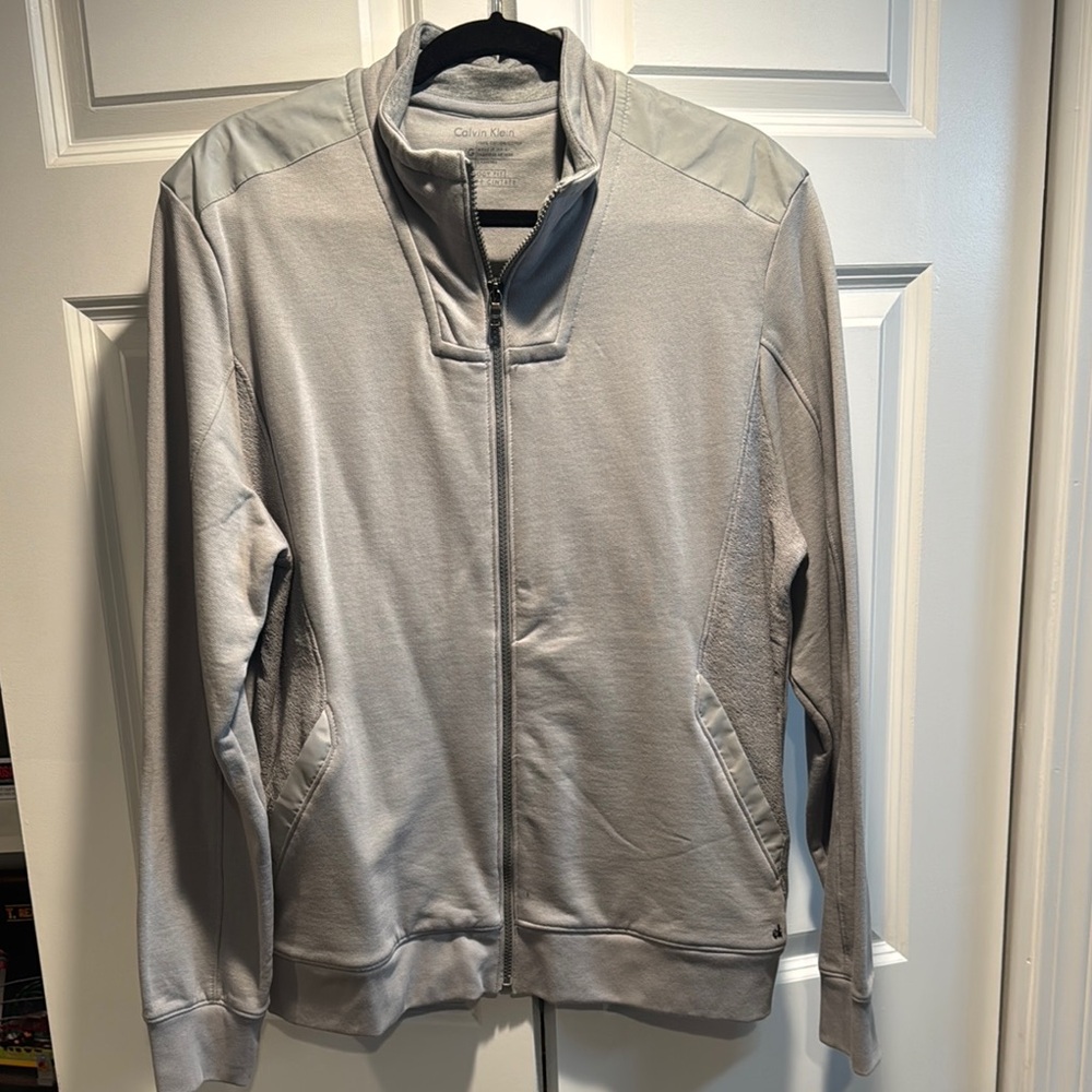 Calvin Klein Gray Zip-Up
